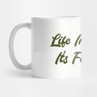 Life in Pastic, green Mug